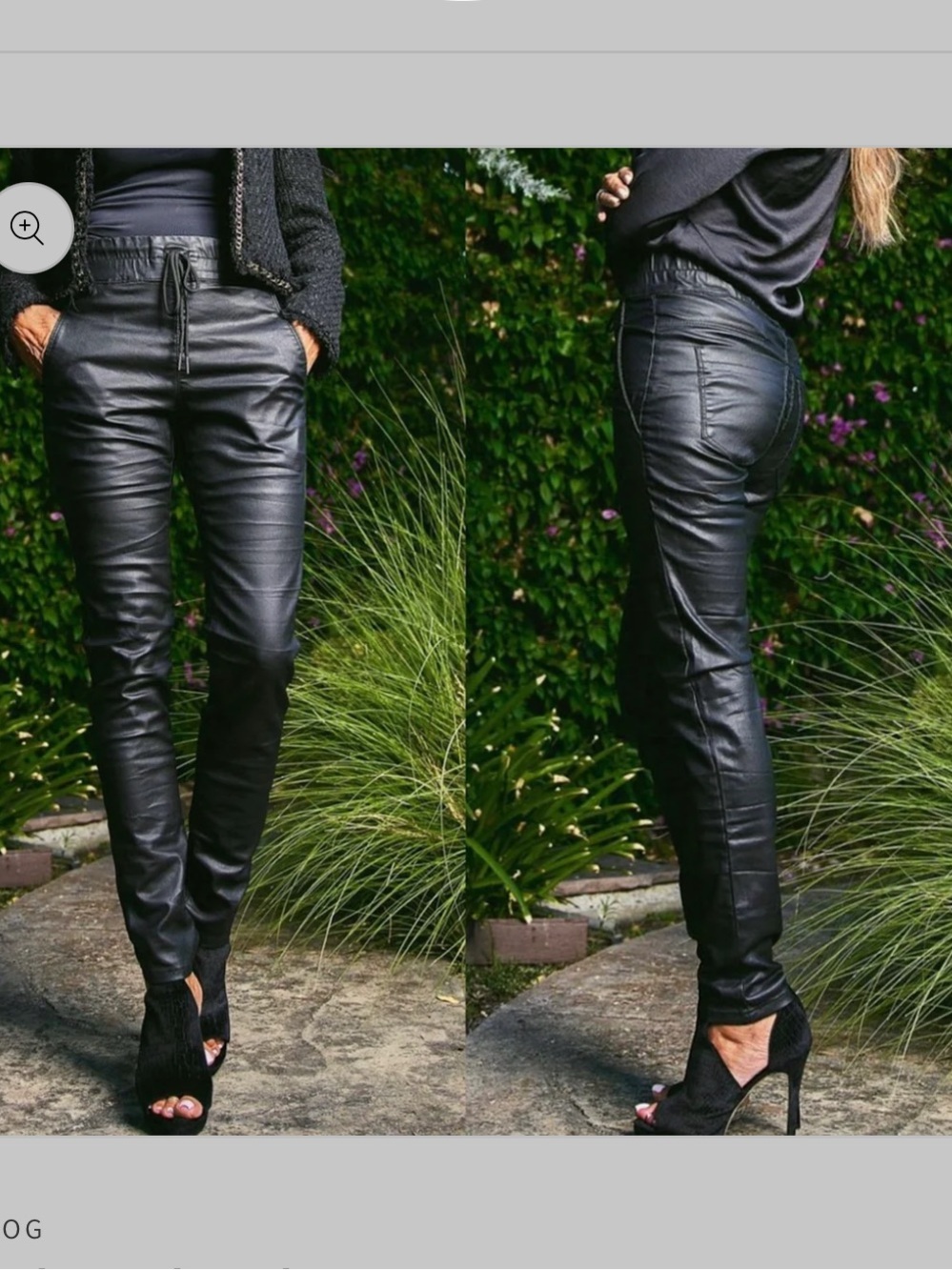 Flog Shely Black Vegan Pants